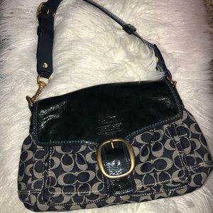 Coach denim purse